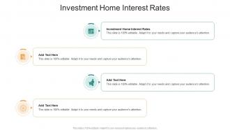 Investment Home Interest Rates In Powerpoint And Google Slides Cpb