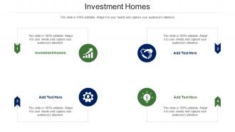Investment Homes Ppt Powerpoint Presentation Visual Aids Slides Cpb