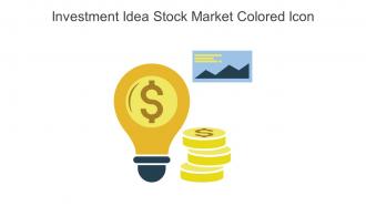 Investment Idea Stock Market Colored Icon In Powerpoint Pptx Png And Editable Eps Format