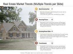 Investment in land building real estate market trends multiple trends per slide ppt ideas