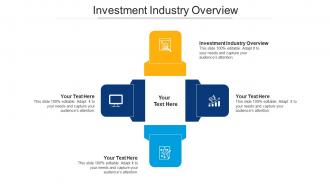 Investment industry overview ppt powerpoint presentation infographics skills cpb