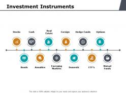 Investment instruments ppt powerpoint presentation show