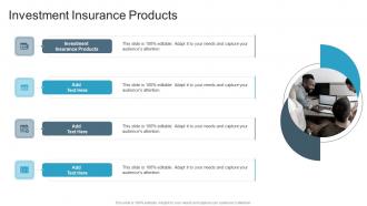 Investment Insurance Products In Powerpoint And Google Slides Cpb