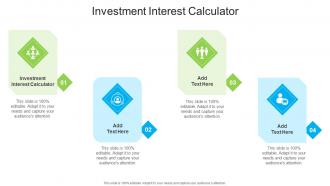 Investment Interest Calculator In Powerpoint And Google Slides Cpb