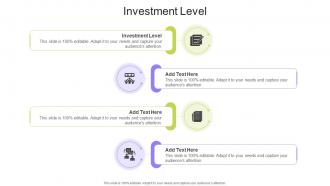 Investment Level In Powerpoint And Google Slides Cpb