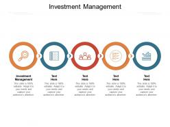 Investment management ppt powerpoint presentation inspiration show cpb