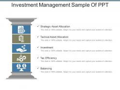 Investment management sample of ppt