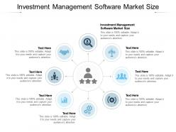 Investment management software market size ppt powerpoint presentation show portfolio cpb
