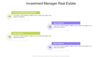 Investment Manager Real Estate In Powerpoint And Google Slides Cpb