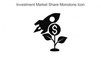 Investment Market Share Monotone Icon In Powerpoint Pptx Png And Editable Eps Format
