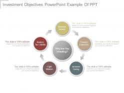 Investment objectives powerpoint example of ppt