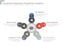 Investment objectives powerpoint graphics