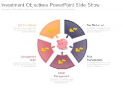 Investment Objectives Powerpoint Slide Show