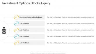 Investment Options Stocks Equity In Powerpoint And Google Slides Cpb