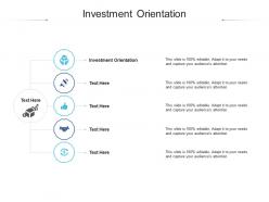 Investment orientation ppt powerpoint presentation ideas professional cpb