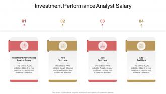Investment Performance Analyst Salary In Powerpoint And Google Slides Cpb