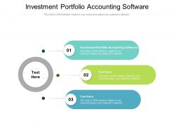 Investment portfolio accounting software ppt powerpoint presentation infographics aids cpb