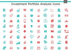 Investment portfolio analysis icons currency ppt powerpoint presentation model