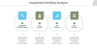Investment portfolio analysis ppt powerpoint presentation model maker cpb