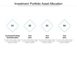 Investment portfolio asset allocation ppt powerpoint presentation layouts portfolio cpb