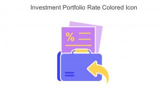 Investment Portfolio Rate Colored Icon In Powerpoint Pptx Png And Editable Eps Format