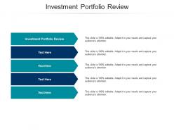 Investment portfolio review ppt powerpoint presentation visual aids example file cpb