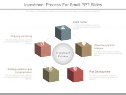 Investment process for small ppt slides