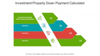 Investment property down payment calculator ppt powerpoint presentation model picture cpb