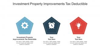 Investment property improvements tax deductible ppt powerpoint presentation inspiration visual aids cpb