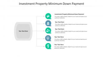 Investment property minimum down payment ppt powerpoint presentation gallery cpb