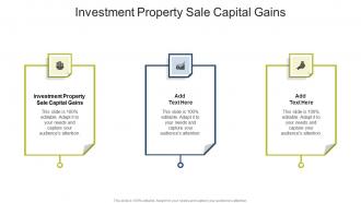 Investment Property Sale Capital Gains In Powerpoint And Google Slides Cpb