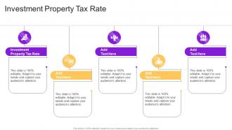Investment Property Tax Rate In Powerpoint And Google Slides Cpb