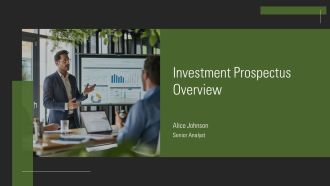 Investment Prospectus Overview PPT Mockup AT