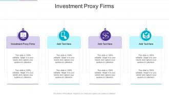 Investment Proxy Firms In Powerpoint And Google Slides Cpb