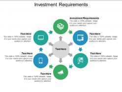 Investment requirements ppt powerpoint presentation gallery design inspiration cpb