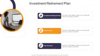 Investment Retirement Plan In Powerpoint And Google Slides Cpb