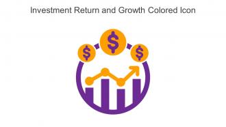 Investment Return And Growth Colored Icon In Powerpoint Pptx Png And Editable Eps Format