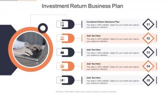 Investment Return Business Plan In Powerpoint And Google Slides Cpb