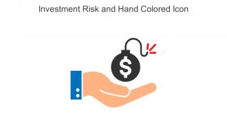 Investment Risk And Hand Colored Icon In Powerpoint Pptx Png And Editable Eps Format