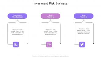 Investment Risk Business In Powerpoint And Google Slides Cpb