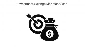 Investment Savings Monotone Icon In Powerpoint Pptx Png And Editable Eps Format