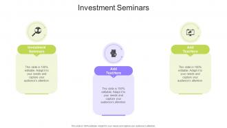 Investment Seminars In Powerpoint And Google Slides Cpb