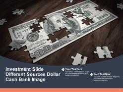 Investment Slide Growth Business Sources Financial Gear Currency