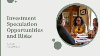 Investment Speculation Opportunities And Risks PPT Example AT
