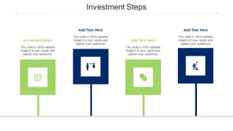 Investment Steps Ppt Powerpoint Presentation Summary Slide Download Cpb