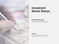 Investment stocks shares ppt powerpoint presentation icon themes cpb
