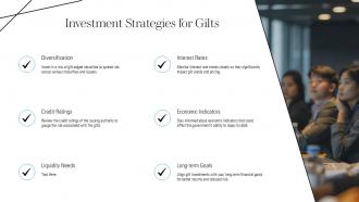 Investment Strategies For Gilt Edged Securities PPT Template ST AI SS