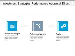 Investment strategies performance appraisal direct marketing appraisal management cpb