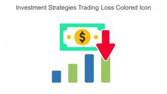 Investment Strategies Trading Loss Colored Icon In Powerpoint Pptx Png And Editable Eps Format