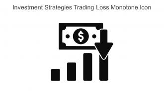 Investment Strategies Trading Loss Monotone Icon In Powerpoint Pptx Png And Editable Eps Format